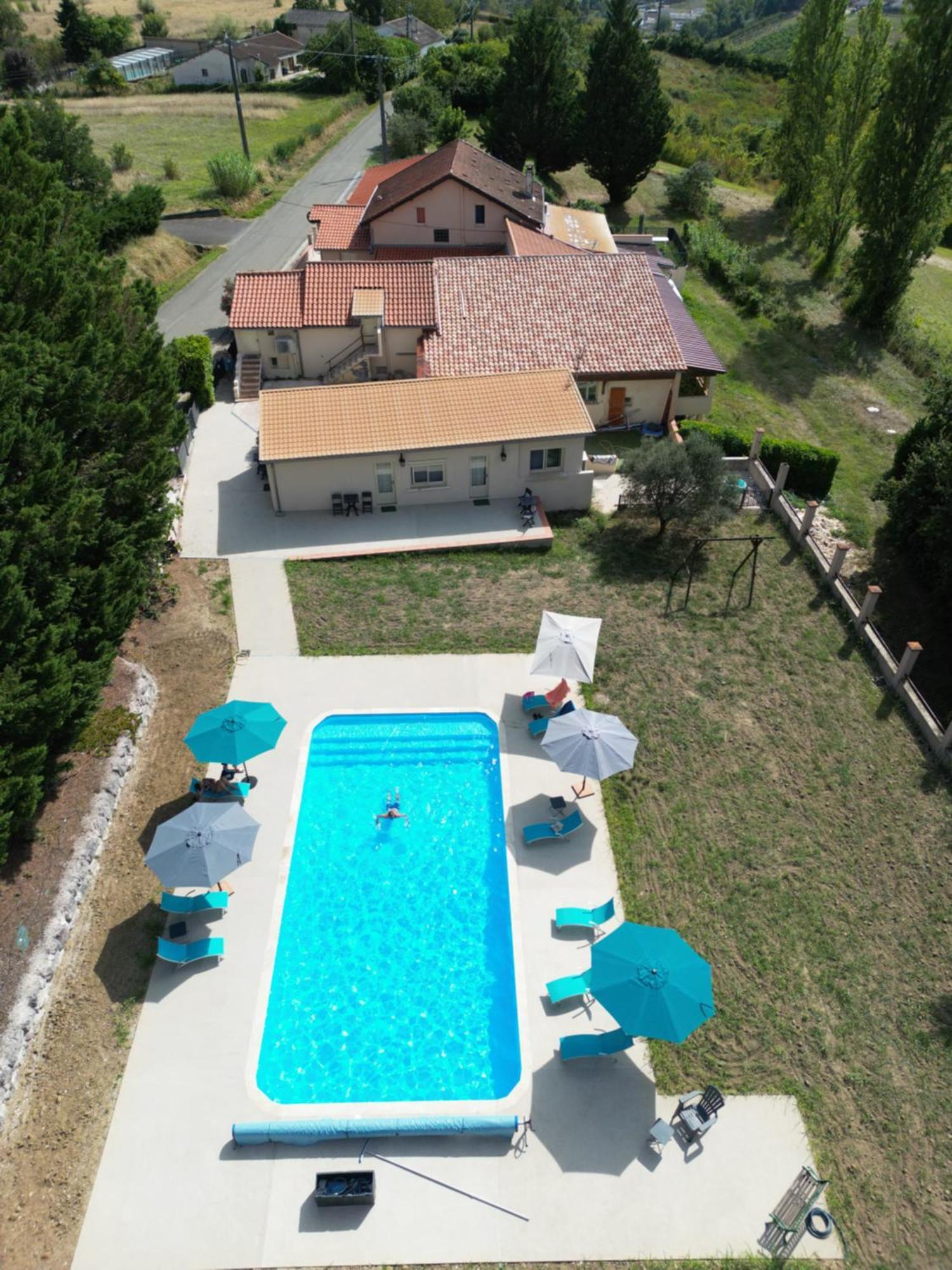 Logis Des Cretes De Pignols Hotel Moissac Bagian luar foto